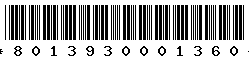 8013930001360 8013930001360