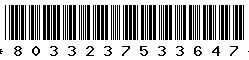 8033237533647 8033237533647
