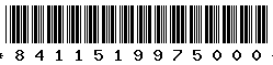 8411519975000 8411519975000