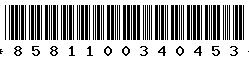 8581100340453 8581100340453