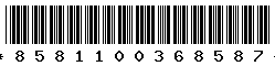8581100368587 8581100368587