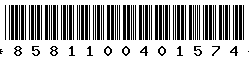 8581100401574 8581100401574