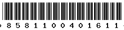 8581100401611 8581100401611