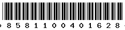 8581100401628 8581100401628