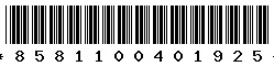 8581100401925 8581100401925