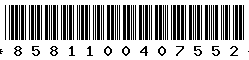 8581100407552 8581100407552