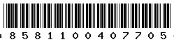 8581100407705 8581100407705