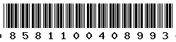 8581100408993 8581100408993