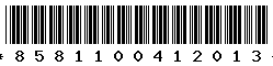 8581100412013 8581100412013