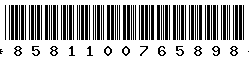 8581100765898 8581100765898