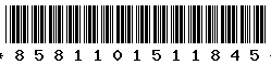 8581101511845 8581101511845