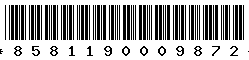 8581190009872 8581190009872