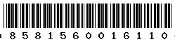 8581560016110 8581560016110