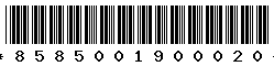 8585001900020 8585001900020
