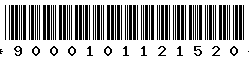 9000101121520 9000101121520