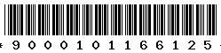 9000101166125 9000101166125