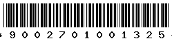 9002701001325 9002701001325