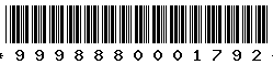 9998880001792 9998880001792