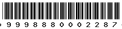 9998880002287 9998880002287