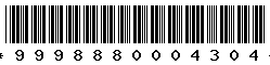 9998880004304 9998880004304